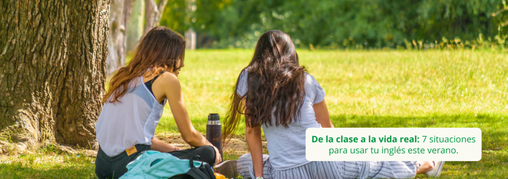 practicar inglés en verano